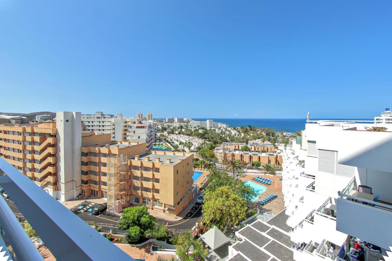 Modern Studio With A Sea View And Pool Access Ponderosa 801 Playa de las Américas Dış mekan fotoğraf