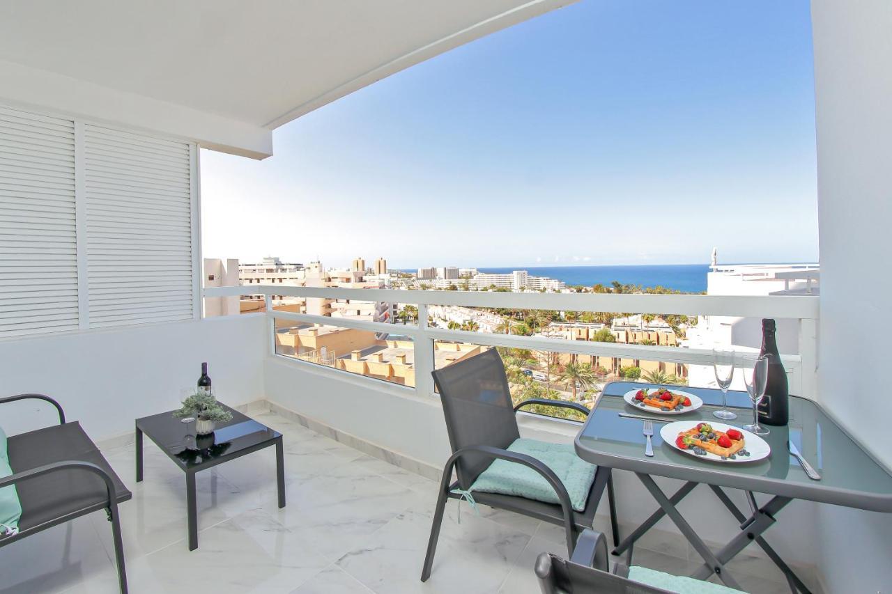 Modern Studio With A Sea View And Pool Access Ponderosa 801 Playa de las Américas Dış mekan fotoğraf