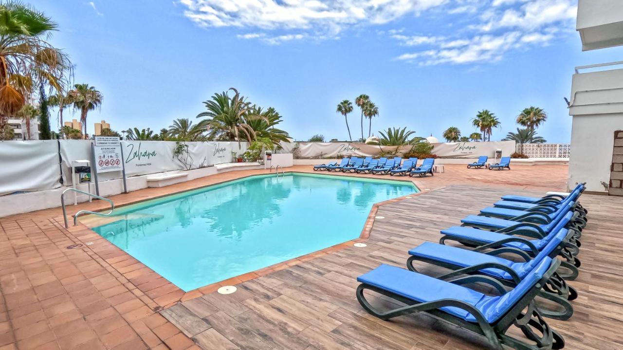 Modern Studio With A Sea View And Pool Access Ponderosa 801 Playa de las Américas Dış mekan fotoğraf